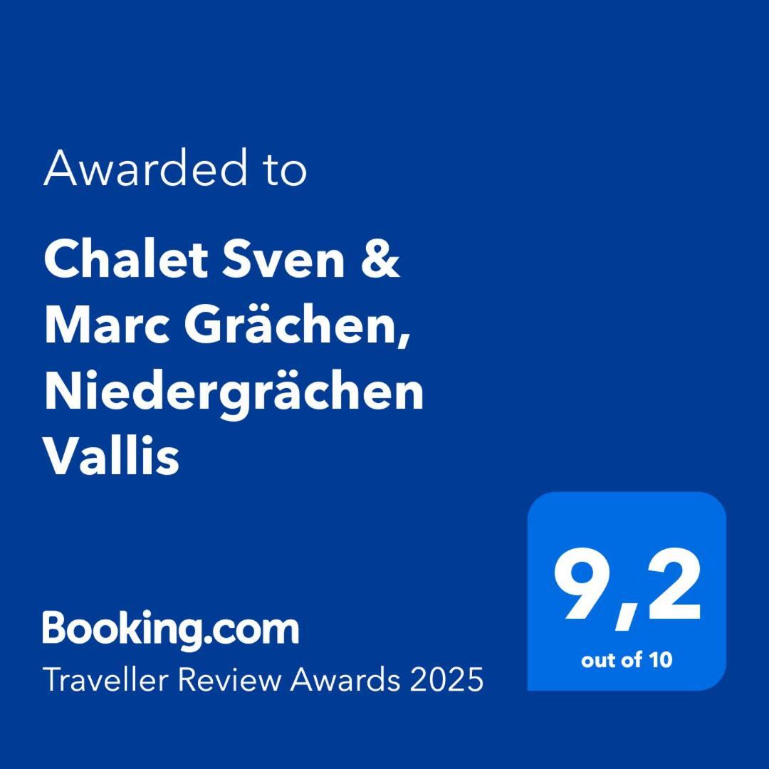 Chalet Sven & Marc Graechen, Niedergraechen Vallis Sankt Niklaus Εξωτερικό φωτογραφία